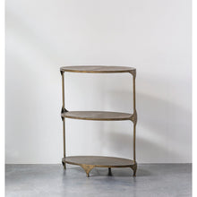 Load image into Gallery viewer, Gold Metal 3-Tier Shelf
