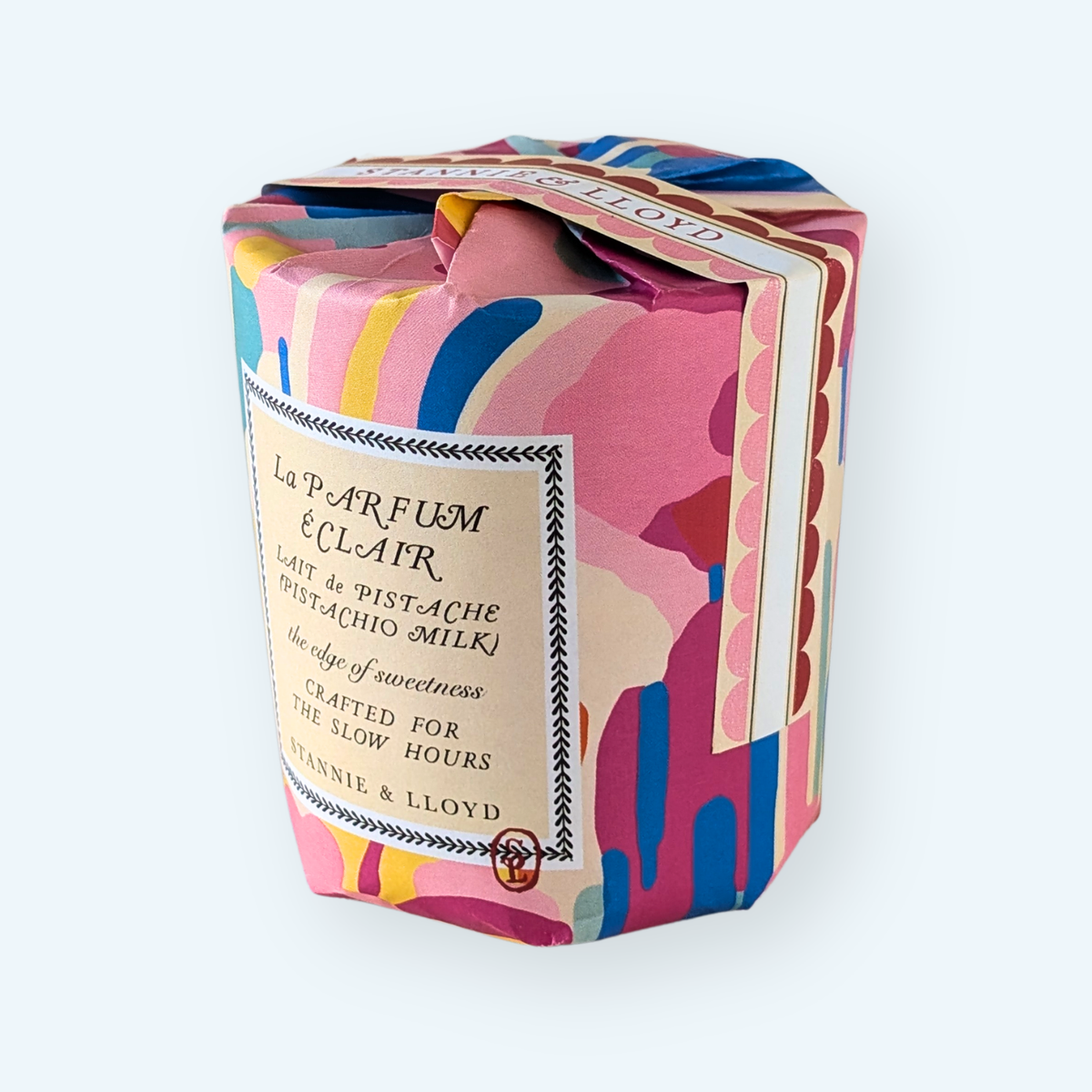 Happy Abstract Candle