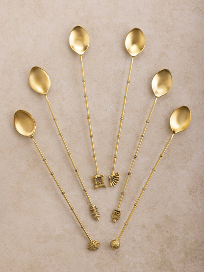 Gold Cocktail Stirrers – Set of 6
