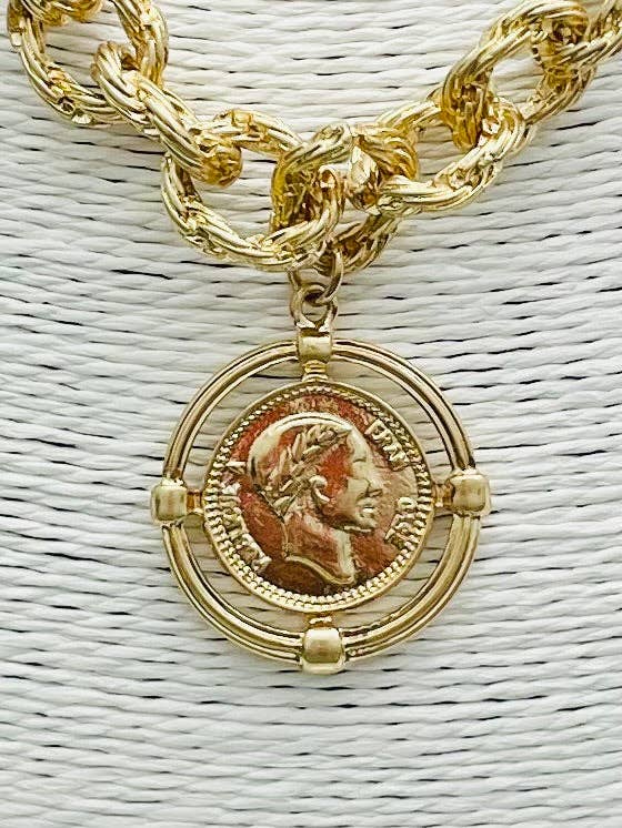 Gold Coin Necklace