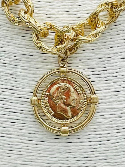 Gold Coin Necklace