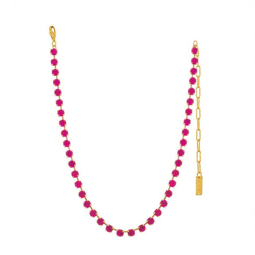 Sarina Necklace in Candy Crush: Fuchsia Matt