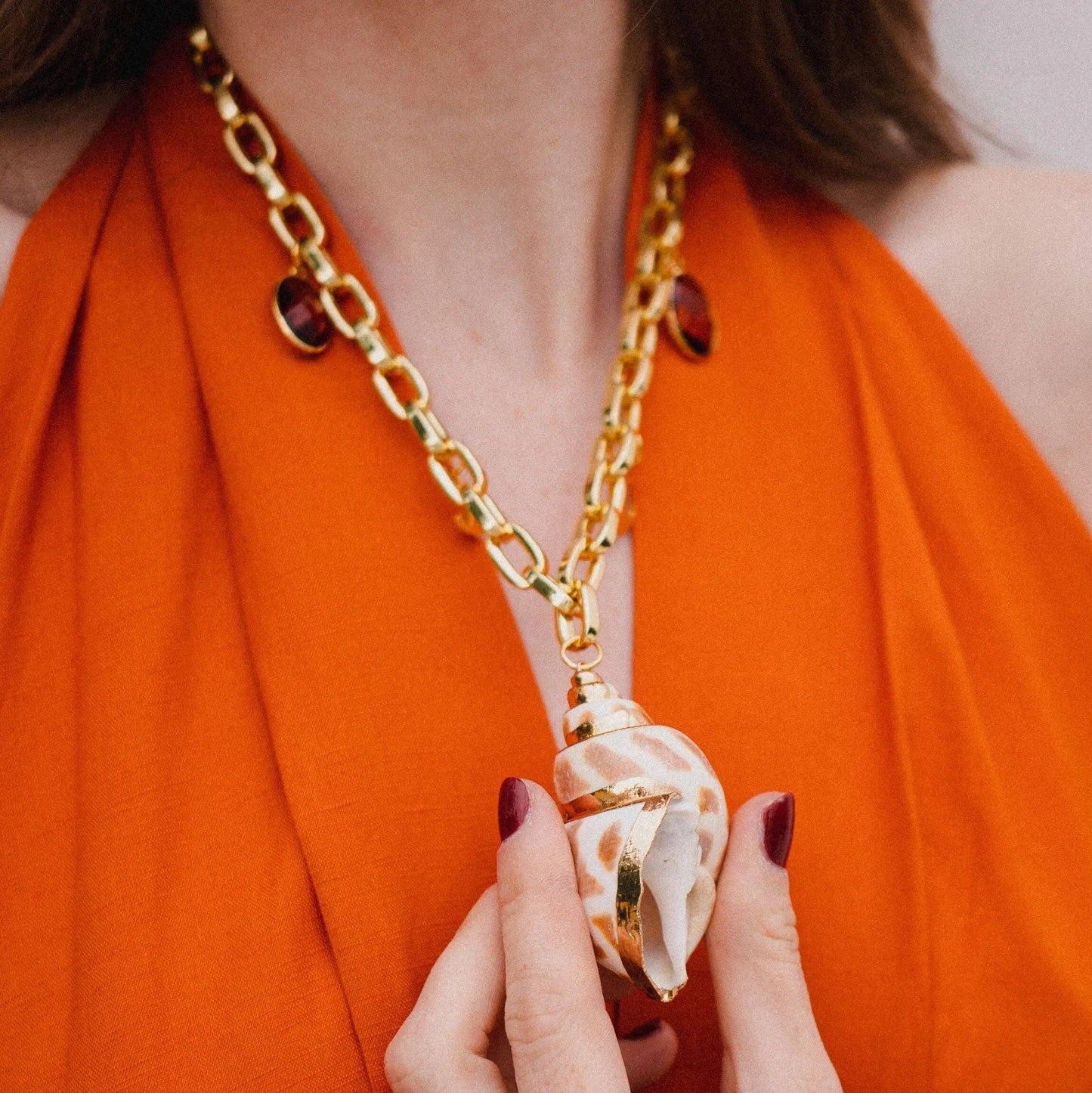 Gold Shell Necklace