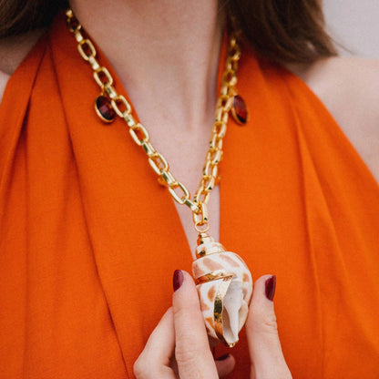 Gold Shell Necklace