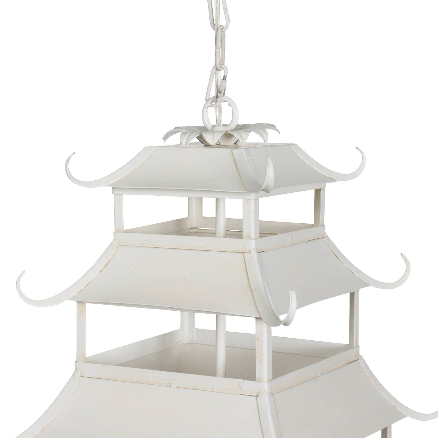 Cream Pagoda Chandelier