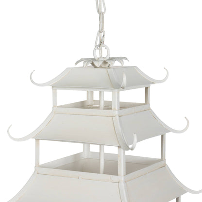 Cream Pagoda Chandelier