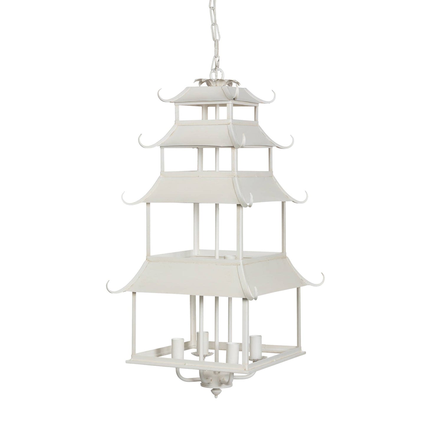 Cream Pagoda Chandelier