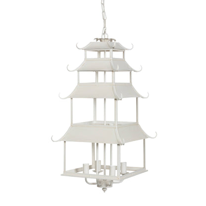 Cream Pagoda Chandelier