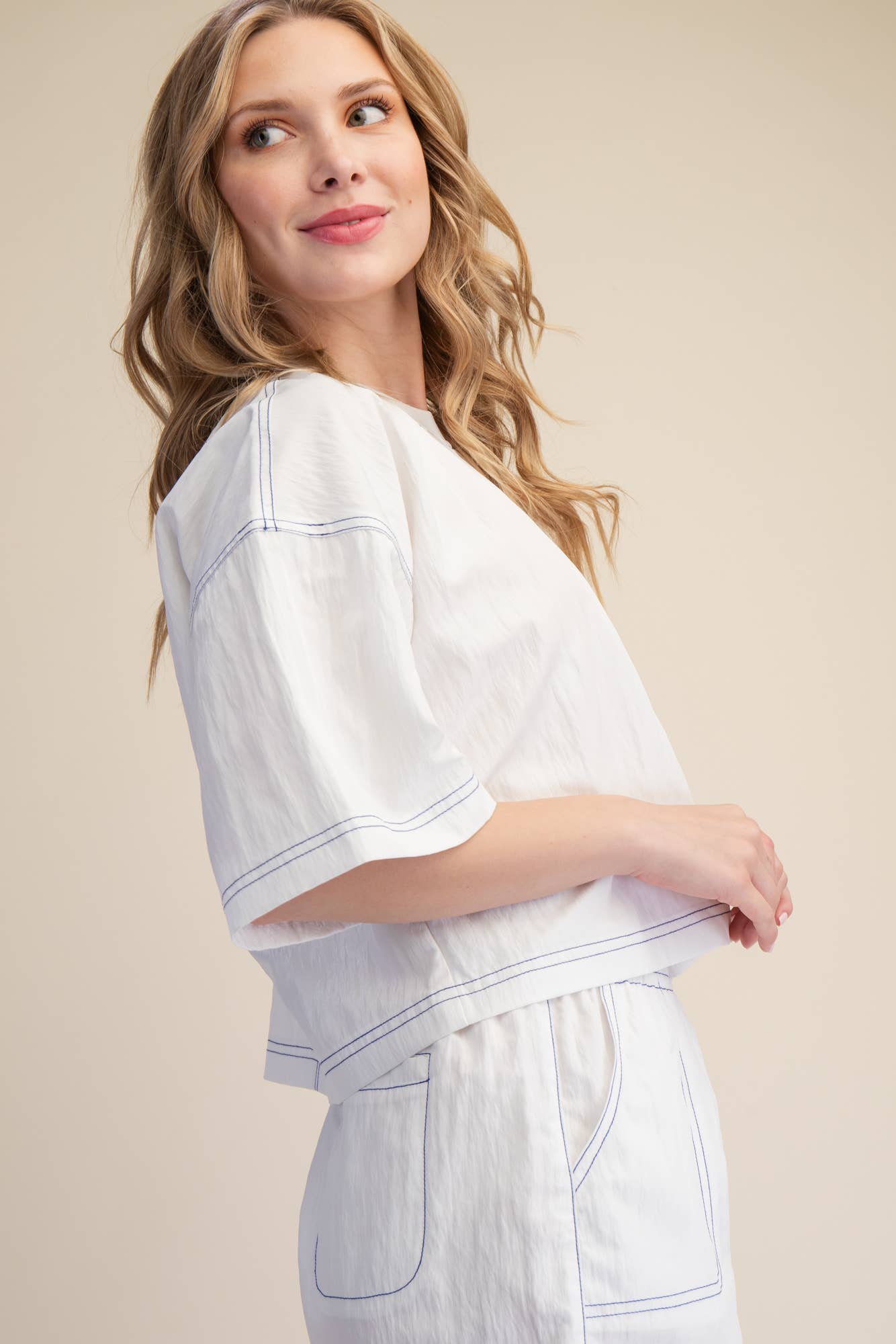 White Oversized Set