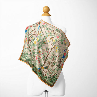 Light Purple Silk Scarf