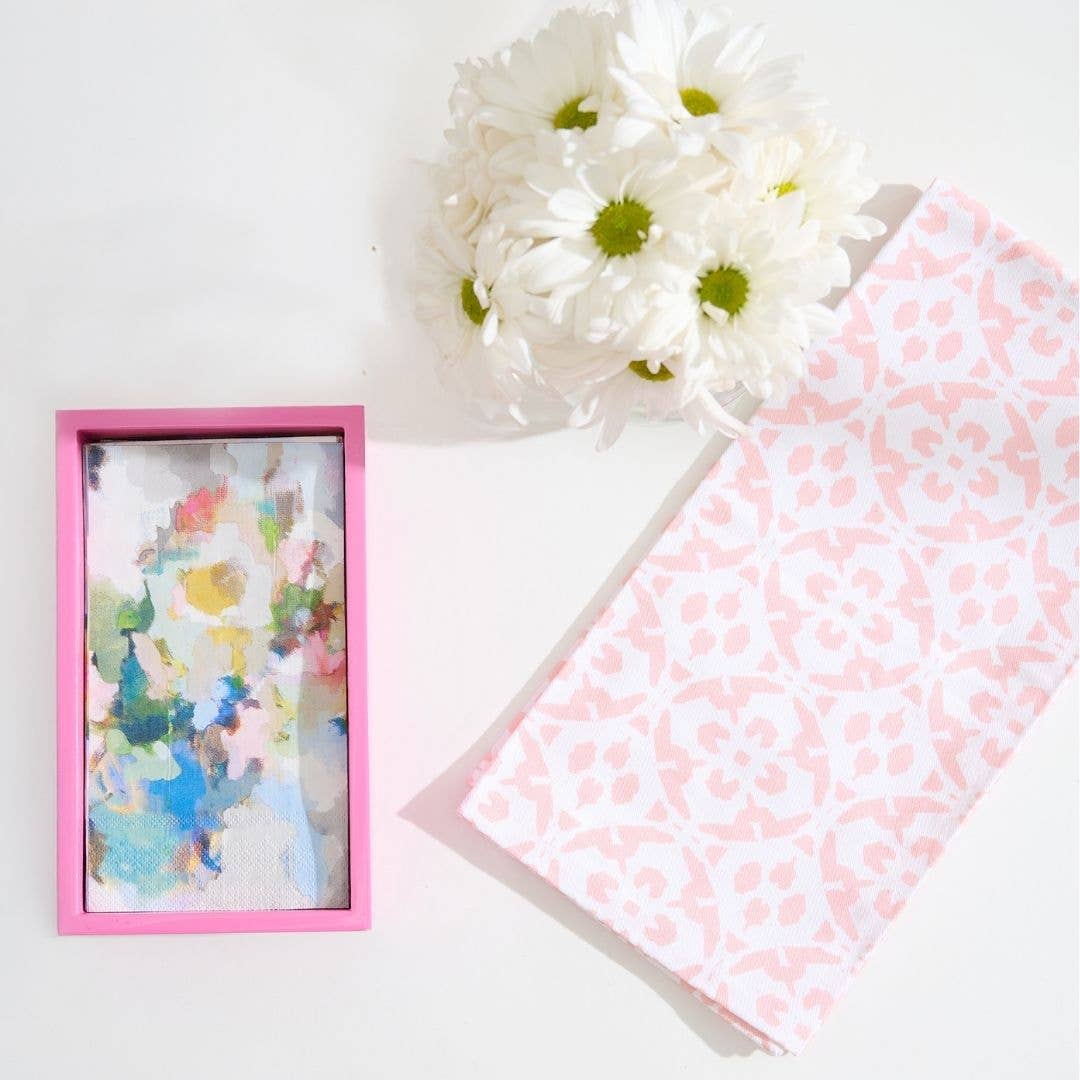 Hot Pink Guest Towel Holder