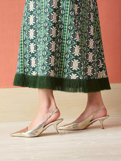 Cooper Wrap Skirt - Garland Green