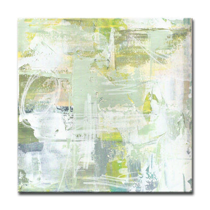 Lilly Pads & Moss Canvas:  40x40"