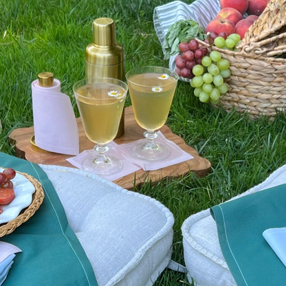 Blush Cocktail Napkin Roll