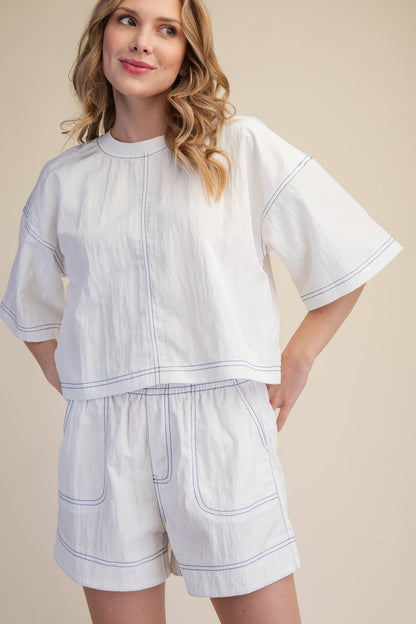 White Oversized Set
