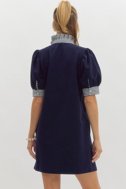 Navy Polo Dress