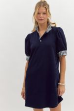 Navy Polo Dress