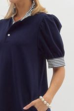 Navy Polo Dress