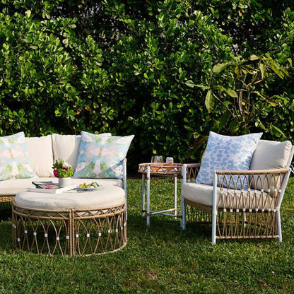 Chintz Mist Outdoor Pillow: 22x 22"