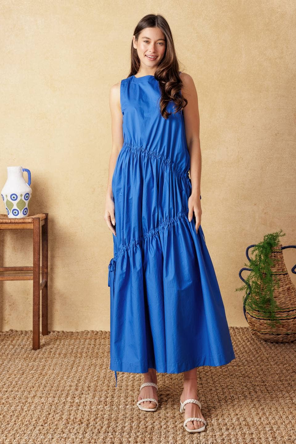Royal Blue Midi Dress