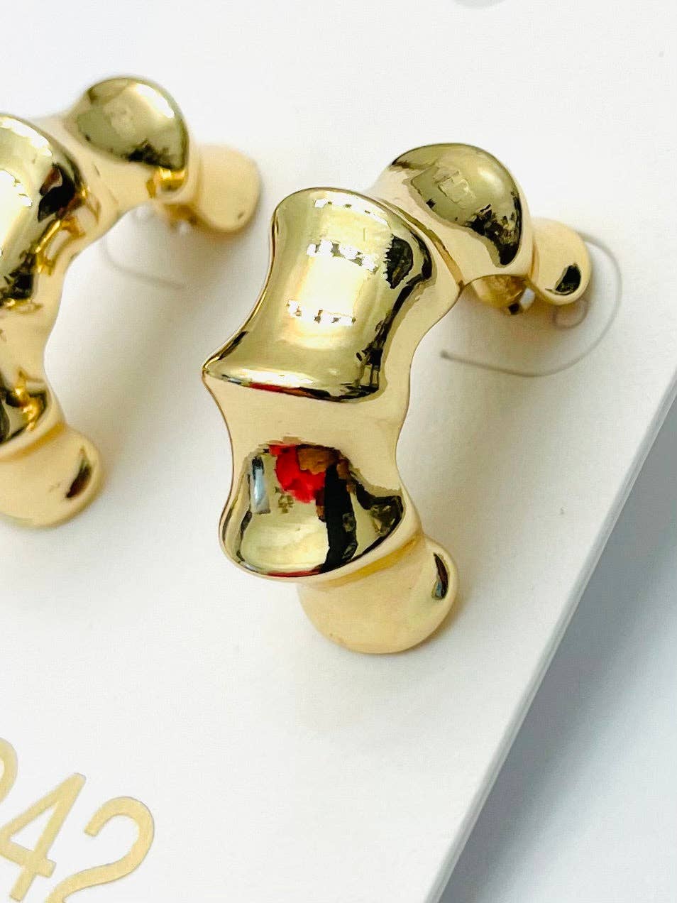Chunky Bamboo Mini Hoops