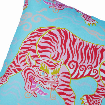 Tigers of Tibet Pillow  22x22"