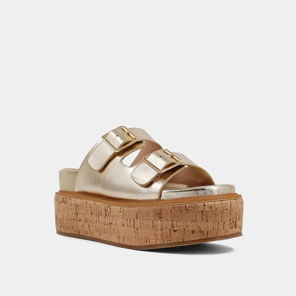 Gold Platform Sandles