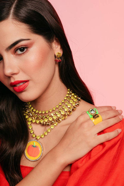 Sarina Necklace in Candy Crush: Fuchsia Matt
