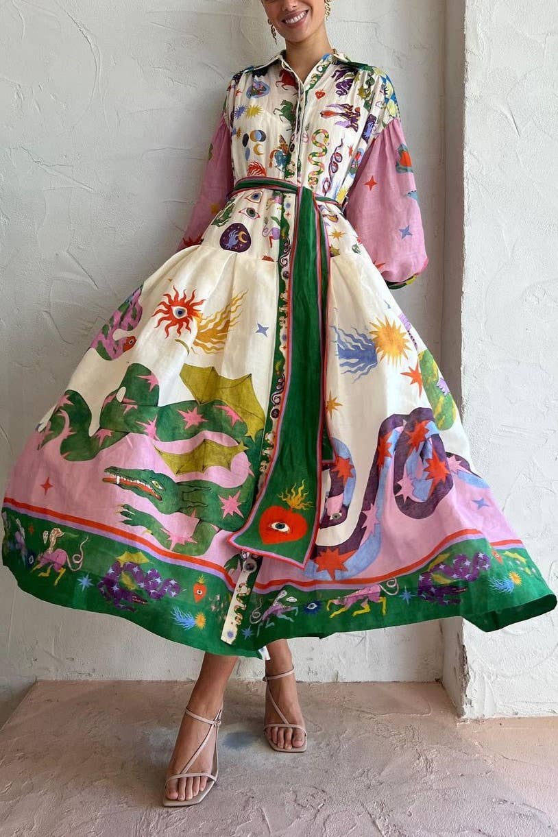 Wonderland Swing Dress