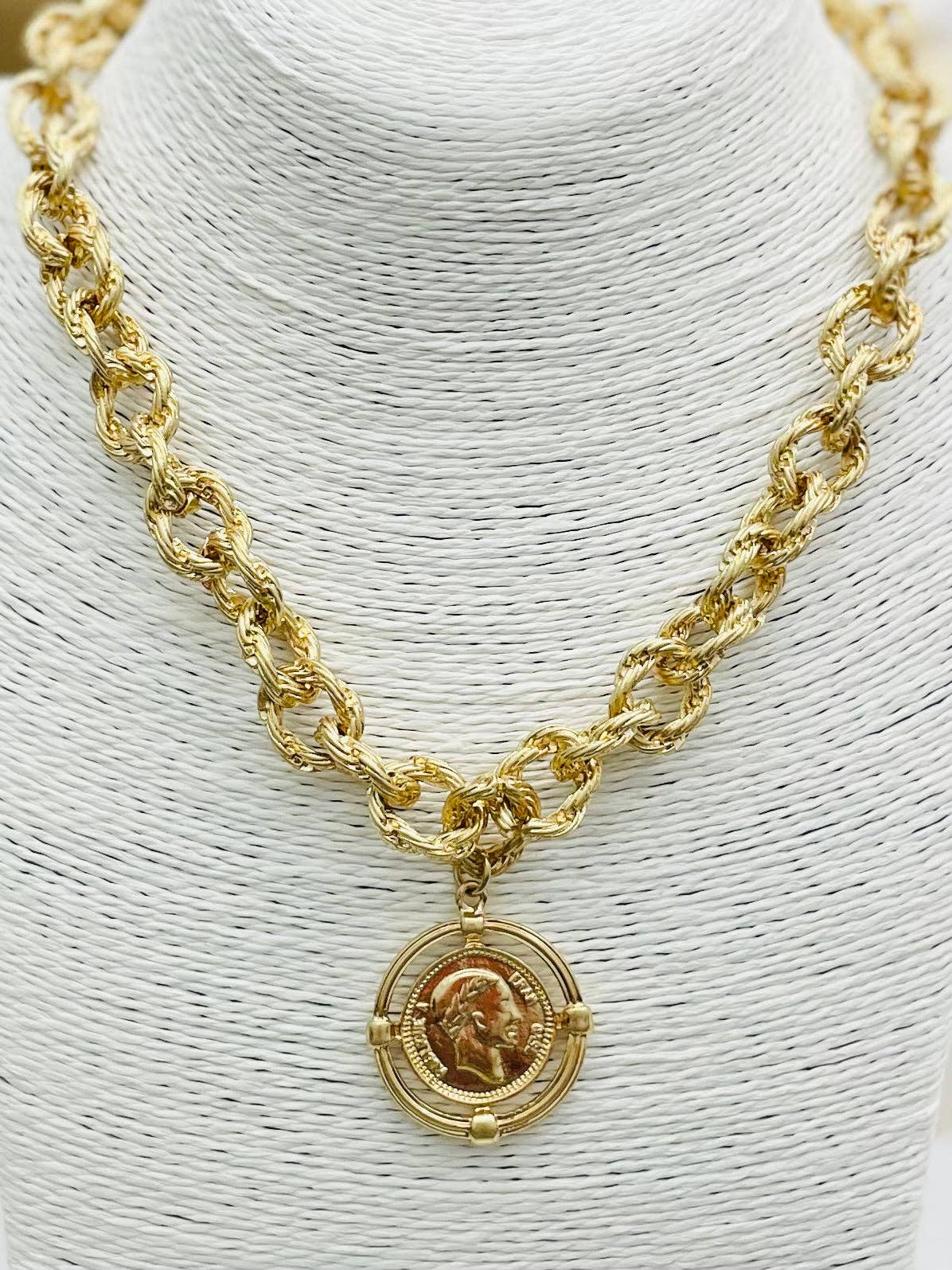 Gold Coin Necklace