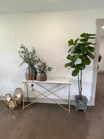 Potted Fiddle Leaf Tree 70”