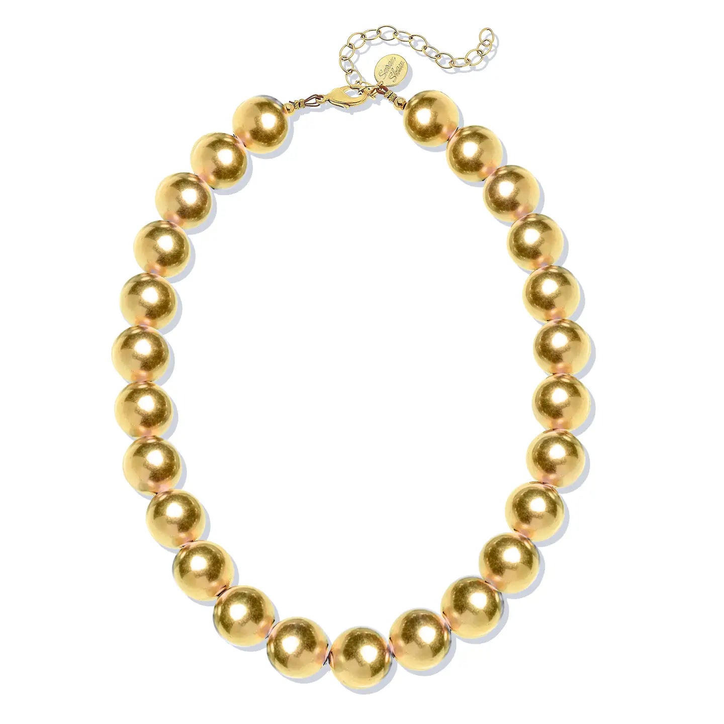 Gold Ball Necklace