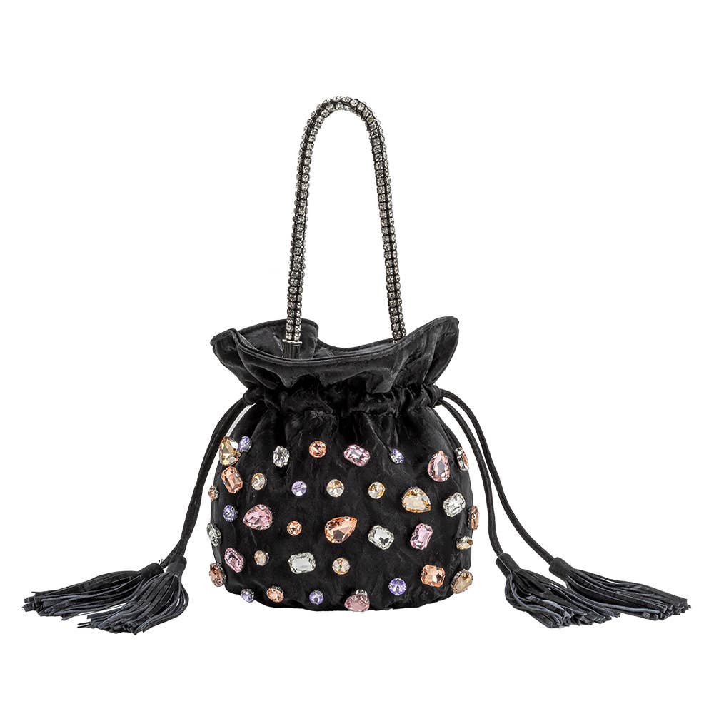 Starla Black Jeweled Purse