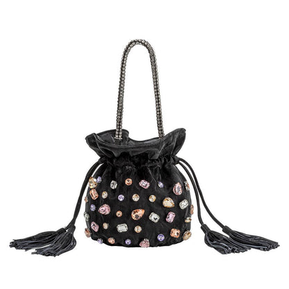 Starla Black Jeweled Purse