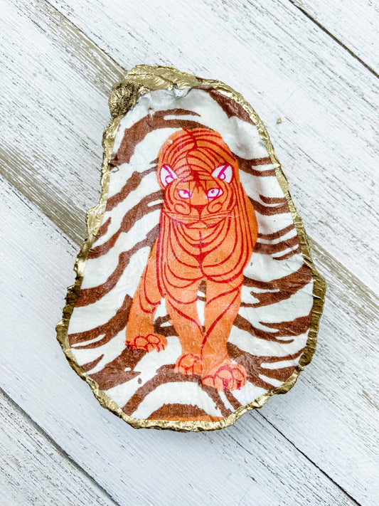 Orange Tiger Oyster Shell