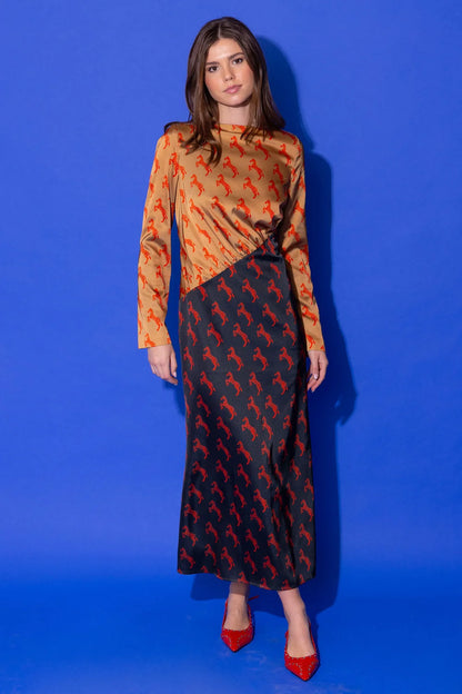 Birdie Dress - Crimson Herd Mix