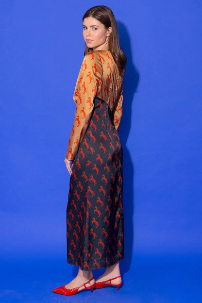 Birdie Dress - Crimson Herd Mix