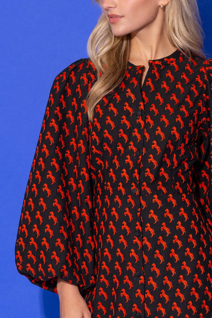 Athena Dress - Black Herd