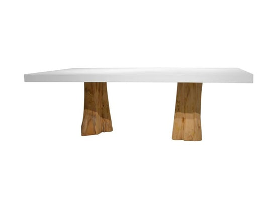 LOG OUTDOOR DINING TABLE