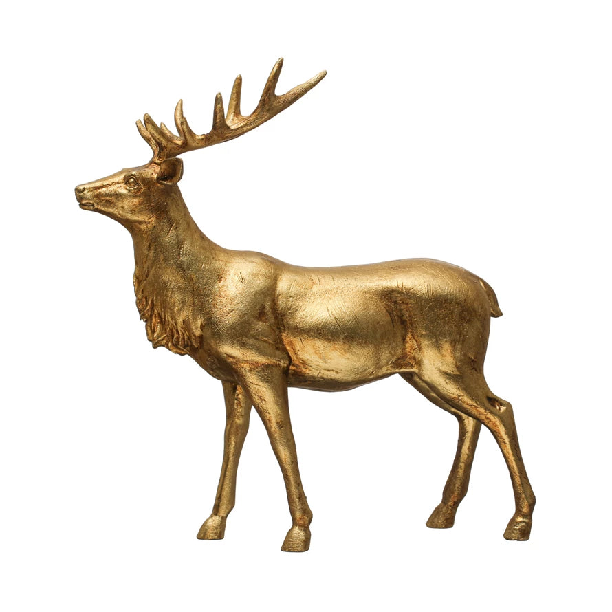 Gold Standing Deer