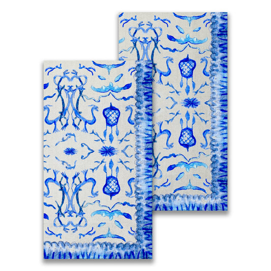 Abstract Ginger Jar Guest Towel