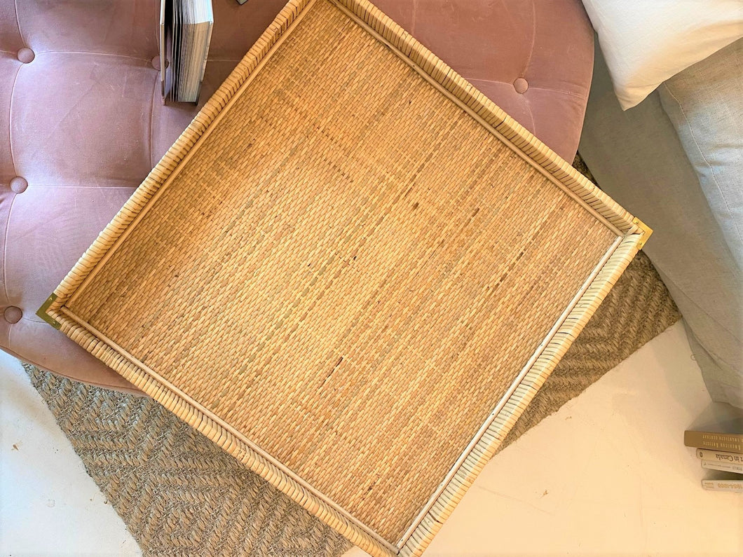 Rattan Square Tray