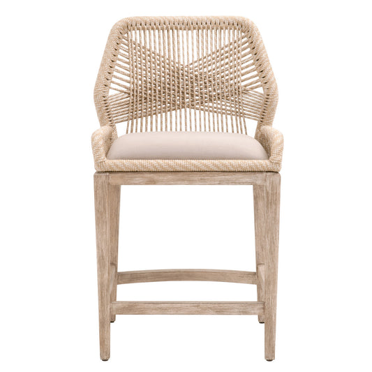 LOOM COUNTER STOOL - SAND