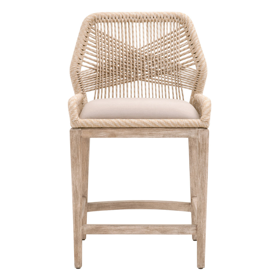 LOOM COUNTER STOOL - SAND