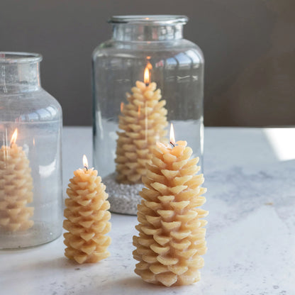 Pinecone Shaped Candle